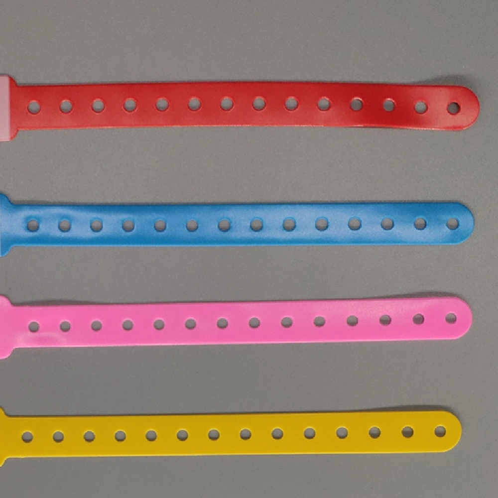 Writable Disposable Medical Adjustable PVC Child&#160; Patient Identification Bracelet