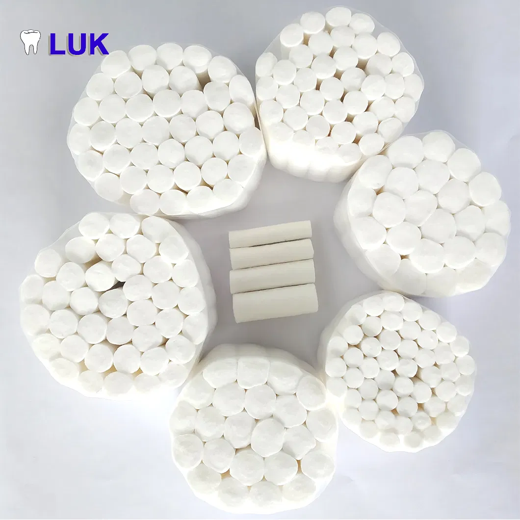 100% Pure Cotton Medical Disposable Dental Cotton Rolls