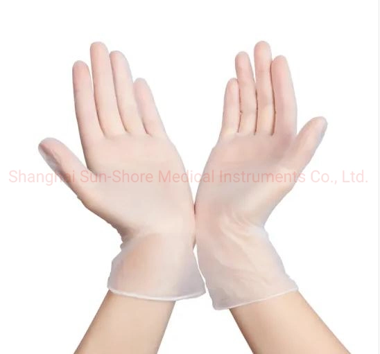 Disposable PVC Vinyl Gloves Examination Gloves China