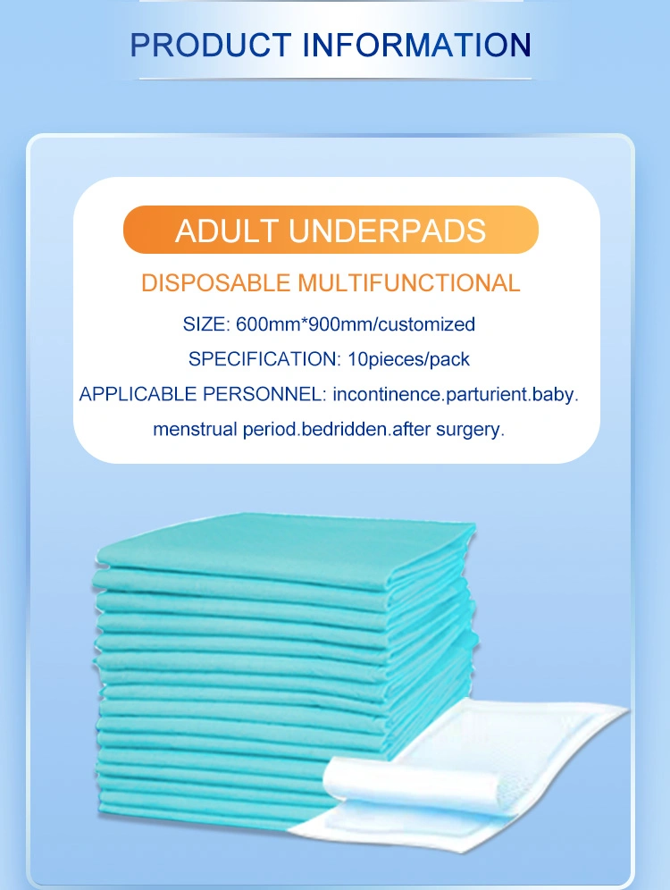 Bed Pads Disposable Incontinence Underpads Hospital Chucks Mattress Protector Mats for Elderly Patients &amp; Kids Waterproof Adult Underpad