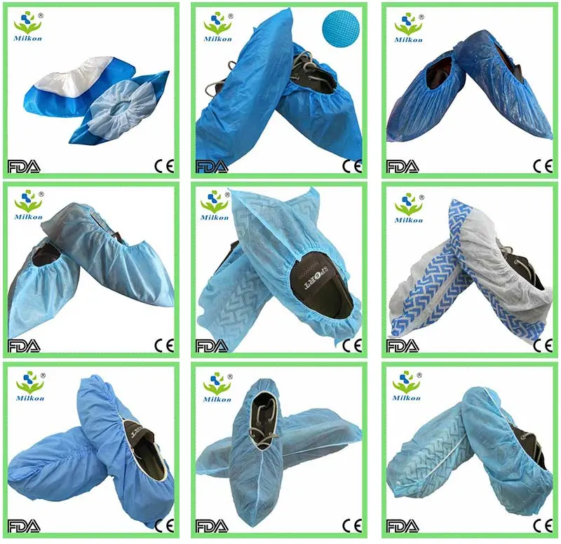 PP Non Woven Disposable Fabric Boot Cover Disposable Hand Made Shoe Cover