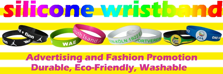 Hot Sale Promotional Customized Logo Sports Silicone Wristband