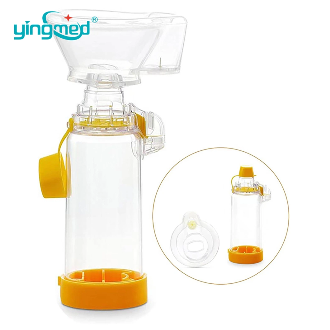 Fresh-Design Medical Aero Chamber with Silicone Cover, Inhaler for Respiratory Therapy, Mdi Spacer for Asthma