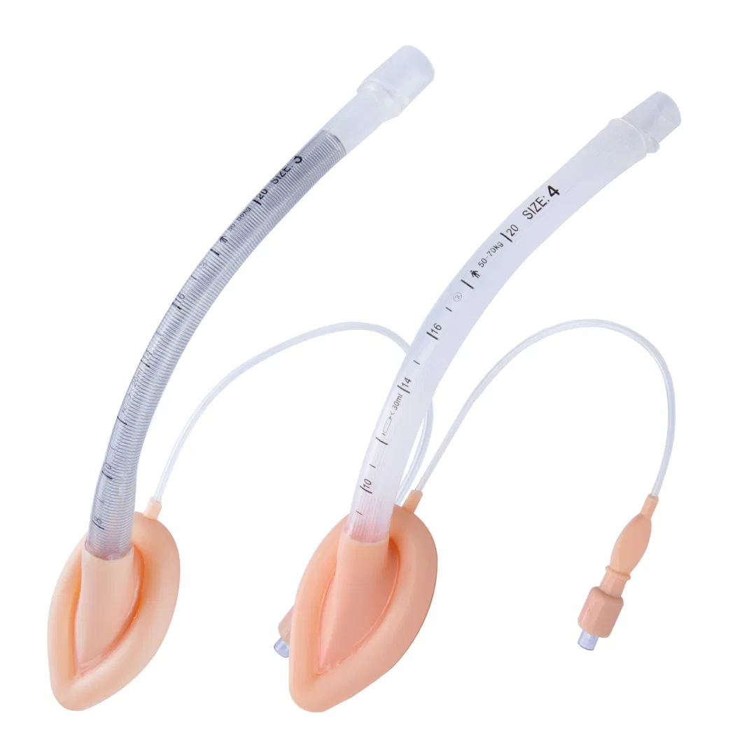 CE Approved Different Types and Sizes Reusable Reinforced Silicone Laryngeal Mask