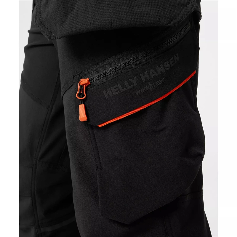 Customized Reflective Tape 100 Cotton Knee Pad Elastic Twill Multi-Function Outdoor Tactical Tooling Men Workwear Cargo Pants Trousers