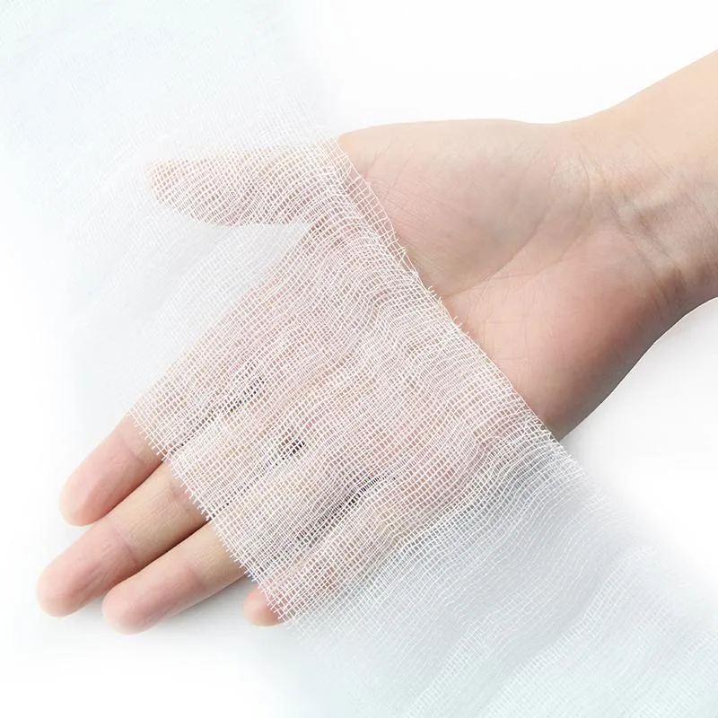 Customized High Elastic Absorbent Cotton Gauze Bandage Roll