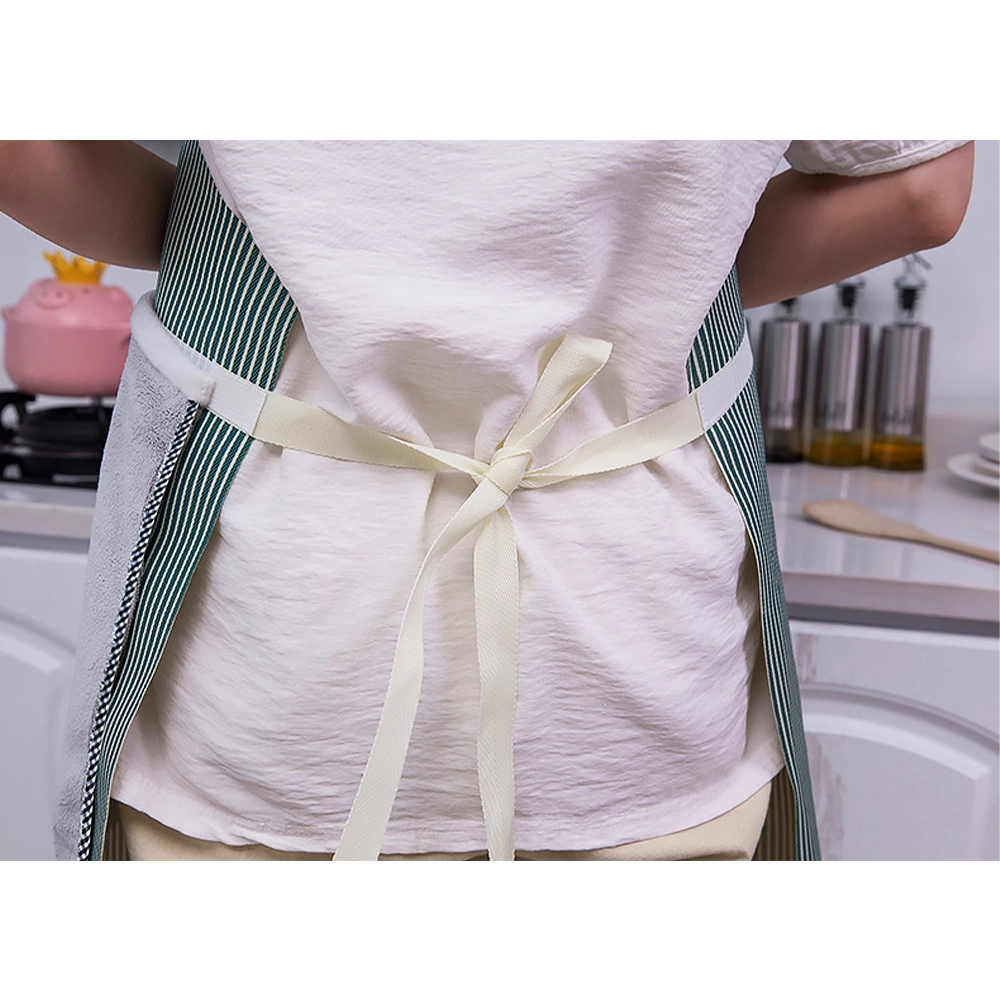 Pretty Waterproof Wearable Cleaning Kitchen BBQ Apron