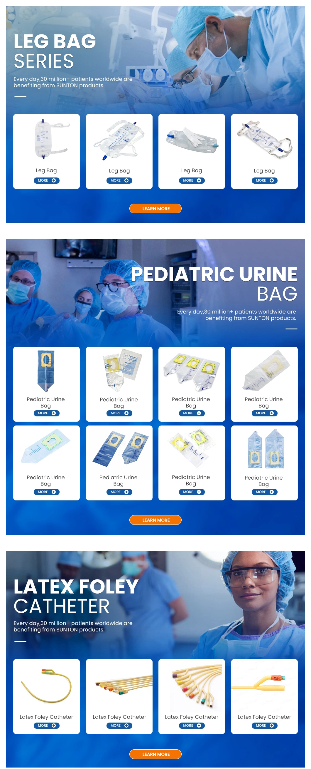 Sunton Mens Urinal Bags China Paediatric Urine Collector Manufacturers Medical 2000ml Urinary Drainage Bag Urine Bag with Push/Pull Valve Urine Drainage Leg Bag