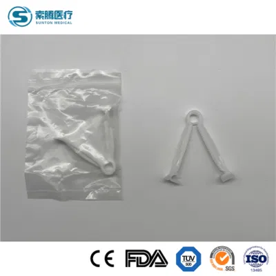 Sunton estéril desechable médico pinza umbilical China EOS desinfectar Tipo abrazadera de cable umbilical Fabricante muestra disponible abrazadera de cable umbilical