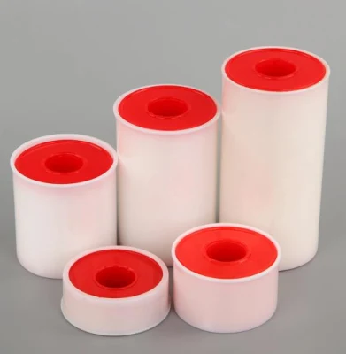 Yeso adhesivo Perforatd de óxido de zinc de alta calidad con plástico CE&amp;ISO Puede
