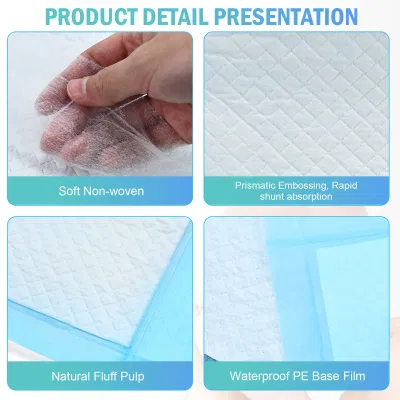 Almohadilla inferior desechable Premium ofrece protección absorbente