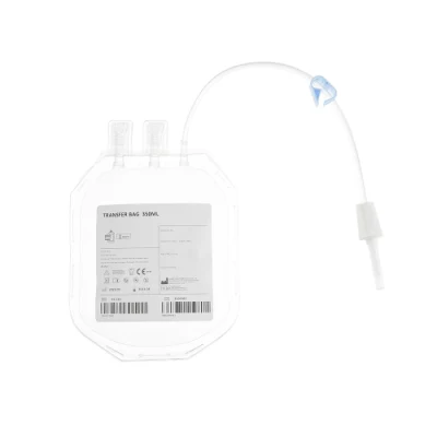Medmount Plástico estéril desechable médico Cpda/ Cpd/ Sag-M Bolsa de transfusión de recolección de sangre simple/ doble/ triple/ cuádruple