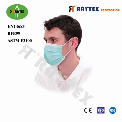 El polvo de calidad superior Nonwoven desechables 3 -capas de máscara facial