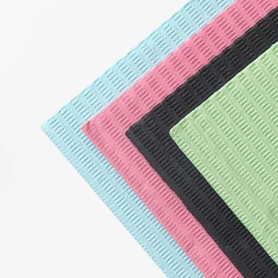 3 Ply Tissue Waterproof 13&quot; X 18&quot;Tattoo Bibs Tattoo Dental Bibs Napkin Waterproof Dental Bibs 125 PCS biodegradable Torre desechable Tatuaje Bib. Paciente