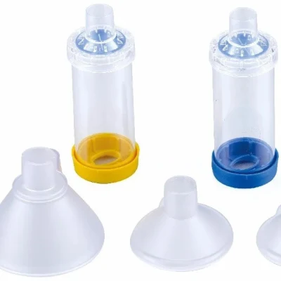 Cámara de aerosol espaciador de inhalador con dosis médica, espaciador MDI, Aerocamara para la Terapia de Asma