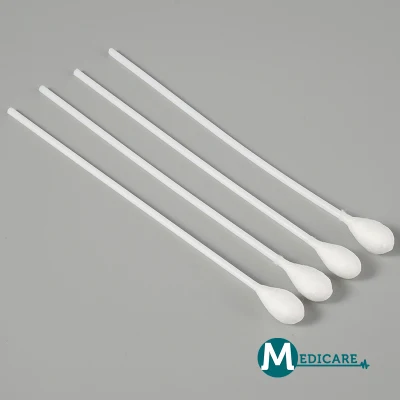 Aplicador de algodón estéril (bastoncillo de algodón puntas algodón Stick hisopo de algodón única cabeza hisopo de algodón doble cabeza hisopo de algodón