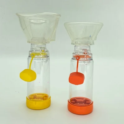 Asma espaciador y cámara de retención de aerosol Inhaler médico Aerocamera Asma Espaciador
