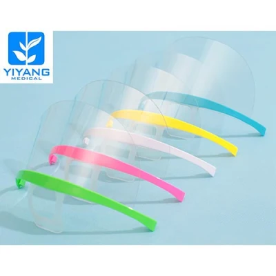 Anti-Fog claro transparente de plástico Máscara facial