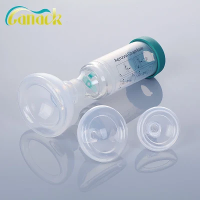 precio de fábrica, el inhalador para el asma de la cámara de inhalación de aerosoles, el espaciador con máscara