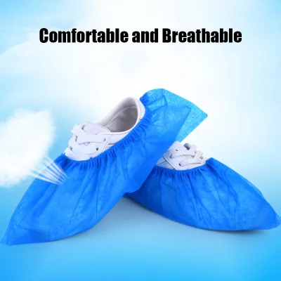 El Polvo Non-Woven Non-Slip desechables cubrezapatos
