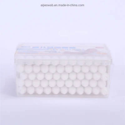 Baby Safe bastoncillos de algodón de plástico de la cabeza grande un hisopo de algodón para la salud bebé de personalización de la muestra