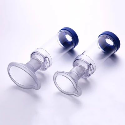 AeroChamber con máscara de silicona Inhaler con dosis médica CE ISO13485