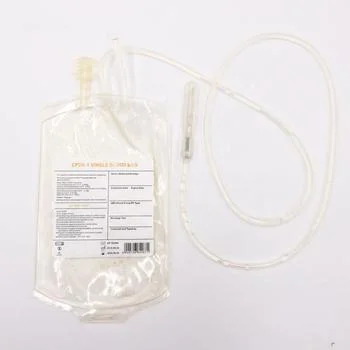 Ingredientes bolsa estéril de médicos de la sangre de simple/doble/triple/cuadruplicar la bolsa de recogida de sangre