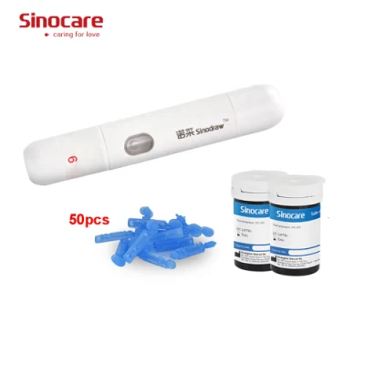 Lancing Sinocare Dispositivo para el examen de sangre coincide con la lanceta de sangre tipo Pen