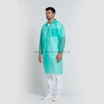 Médico/paciente Dental Protección/operación de bucle con el pulgar y el examen/Visitante/SMS/CPE/PP/Matorral Nonwoven estériles desechables médicos/Hospital/Cirujano/vestido/aislamiento quirúrgico