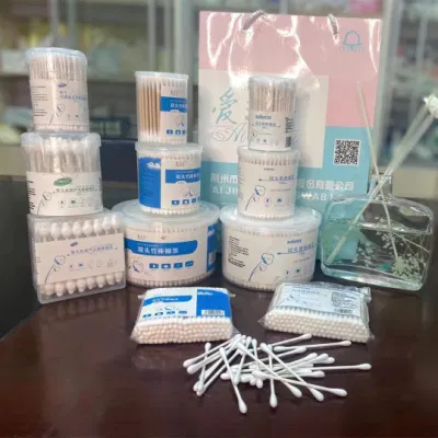 Papel de Bebe algodón Bud algodón de doble cabeza algodón hisopo para la salud Cuidado