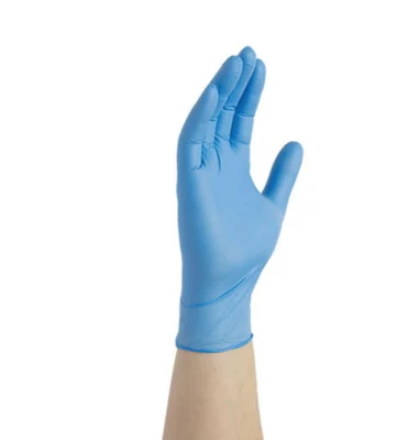 Guantes de examen de látex desechables esterilizados sin polvo o polvo