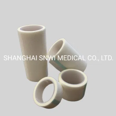 Adhesiva Micropore médicos quirúrgicos desechables Non-Woven cinta de papel / Transpore cinta PE