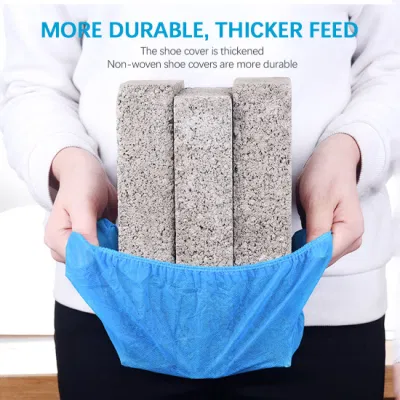 El Polvo Non-Woven Non-Slip desechables cubrezapatos