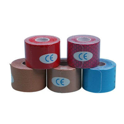 Cinta adhesiva quirúrgica deportiva cinta adhesiva elástica cinta adhesiva Kinesio por corte 5cm*5m