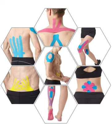 Camo Deportes cinta muscular Kinesio Tape cinta Kinesiología precortadas