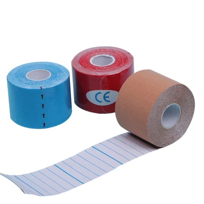 Cinta adhesiva quirúrgica deportiva cinta adhesiva elástica cinta adhesiva Kinesio por corte 5cm*5m