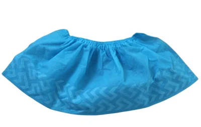 Protector de calzado desechable antipolvo para salas limpias no tejidas de color azul