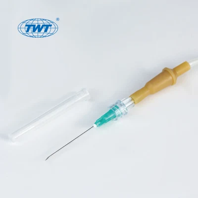 Sistema de infusión médica desechable con aguja bureta y filtro