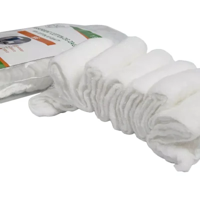 Médicos Wholesales fábrica de puro algodón blanqueado pliega absorbentes absorbente de Médicos de Algodón en zig-zag