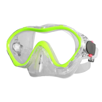 Moda mayorista OEM resina de silicona Anti-niebla fábrica de lentes Buceo Spearfishing Máscara de Snorkel impermeable para adultos