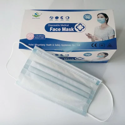 Bfe del 99% hipoalergénica de fábrica de la FDA CE de protección de Nivel 3 de los niños Mascarilla 3 telas no tejidas Mascarilla desechable médico quirúrgico