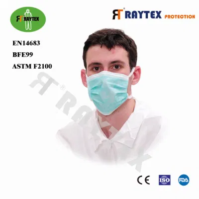 El polvo de calidad superior Nonwoven desechables 3 -capas de máscara facial