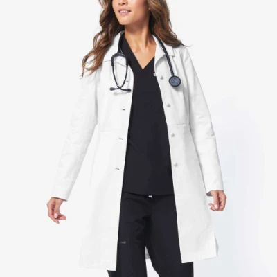 Fábrica personalizada Precio mayorista Hospital Clínica Dental Doctor Enfermería Uniformes Bata de laboratorio blanca médica