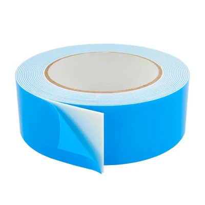 La película azul negro de espuma espuma de polietileno de doble cara cinta adhesiva Cintas de espuma de poliuretano