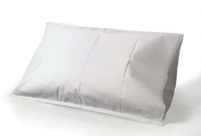 La falta de tejido adulto desechables fundas de almohadas almohada cubierta para el Hospital de casa y viajes