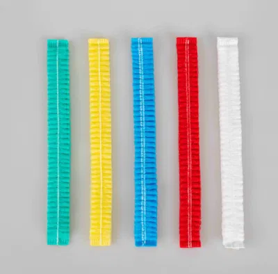 CE Mdr elástica simple o doble médicos desechables, tapa de la enfermera quirúrgica Non-Woven suave transpirable en la tapa de mafia