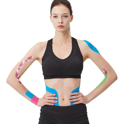 Médico de OEM de algodón resistente al agua los deportes atléticos elástica cinta Kinesiología muscular