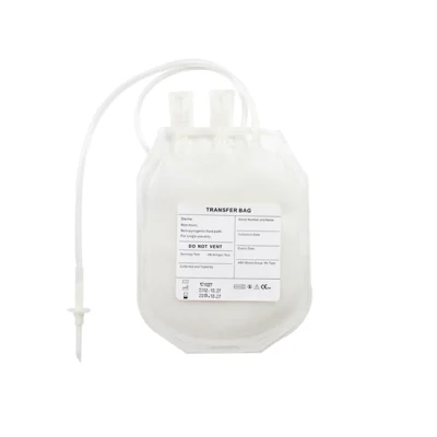 Bolsa de sangre desechable Individual/Doble/Triple/transferencia /cuádruples