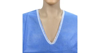 Matorral desechables paciente bata de médico de traje traje de paño médico