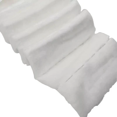 Médicos Wholesales fábrica de puro algodón blanqueado pliega absorbentes absorbente de Médicos de Algodón en zig-zag